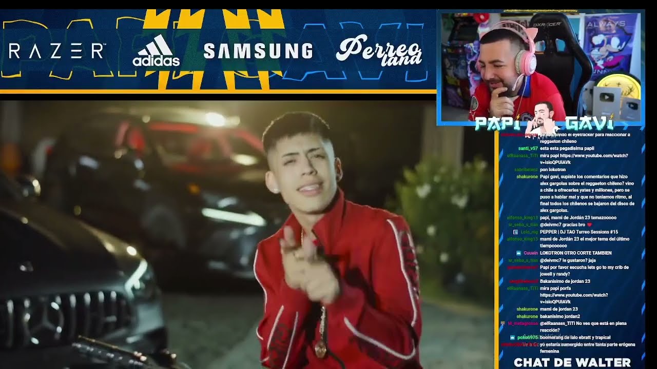PAPI GAVI REACCIONA A Cris MJ - Una Noche En Medellín