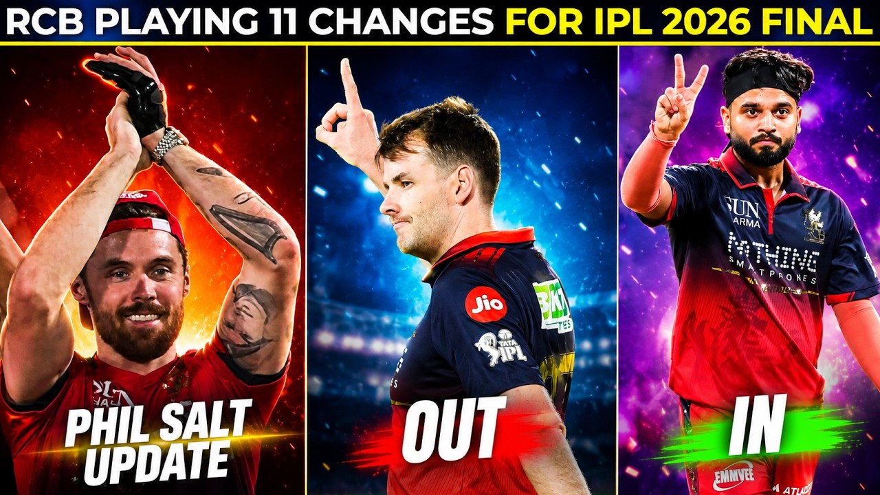 Phil Salt injury Update | Duffy OR Suyash for Final | RCB Playing 11 for IPL 2026 Final