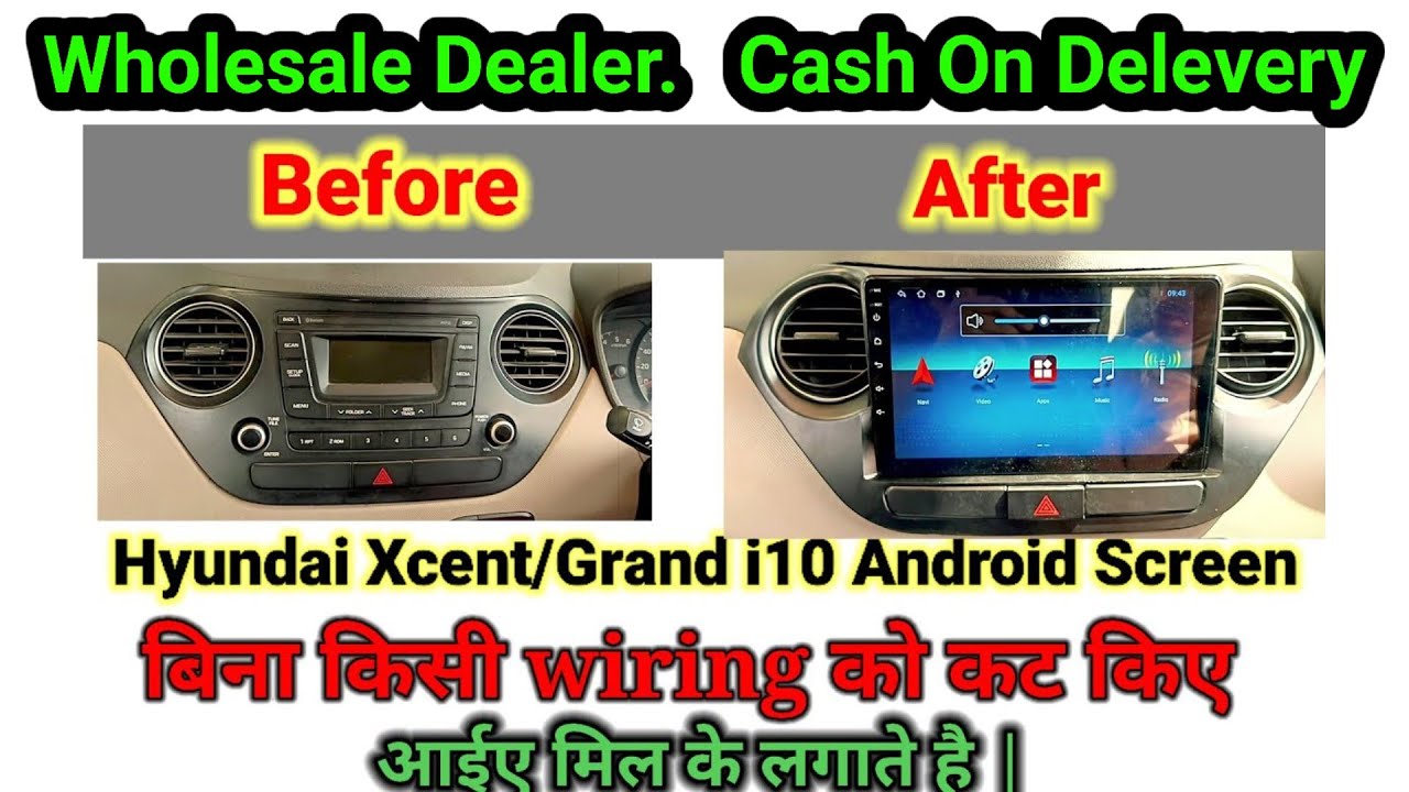 installing full android system in Hyundai Xcent/grand i 10 |Better Then Top Model Wholesale dealer