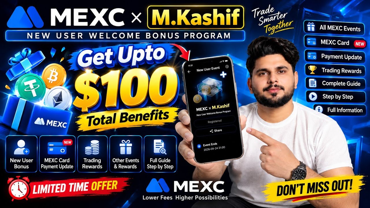 MEXC New User Bonus Up To $100 | Mexc Card Offer Update | MEXC latest offer today 