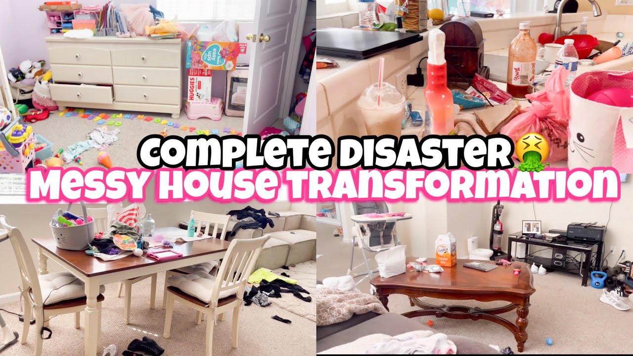 Messy House Transformation | VERY Motivating Clean With Me 2022 | Complete Disaster | Speed Cleaning