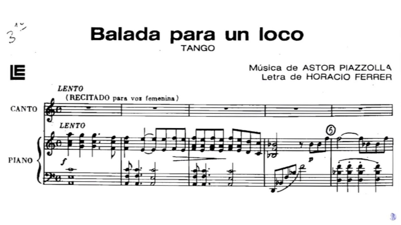🎵 Balada Para Un Loco | Ástor Piazzolla