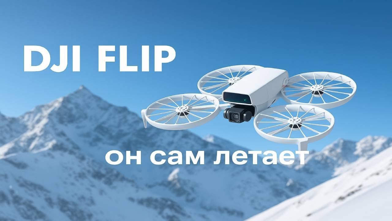 DJI Flip: дрон без пульта?! Проверяем, как он летает! 🔥