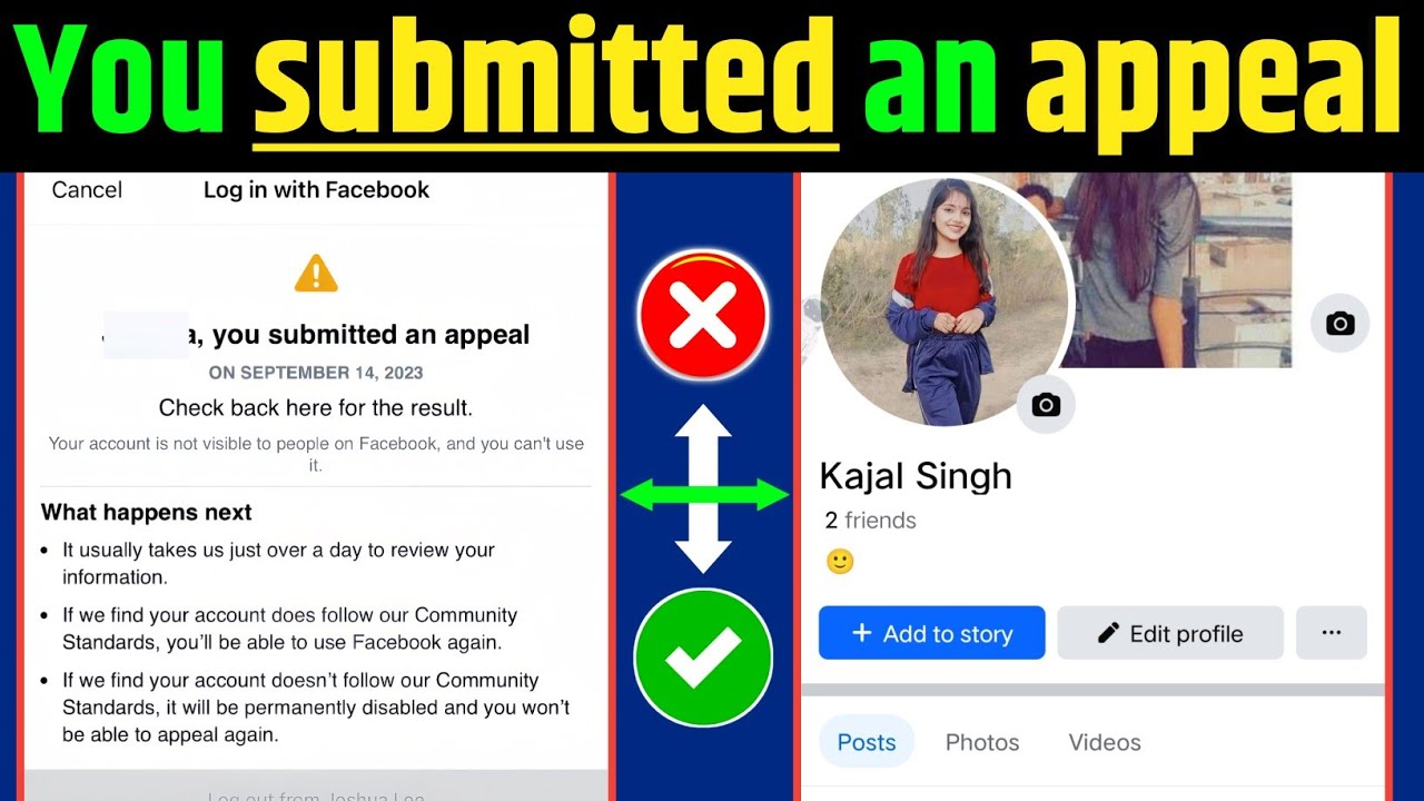 How to solve you submitted an appeal facebook problem 😍 | Facebook You submitted an appeal problem