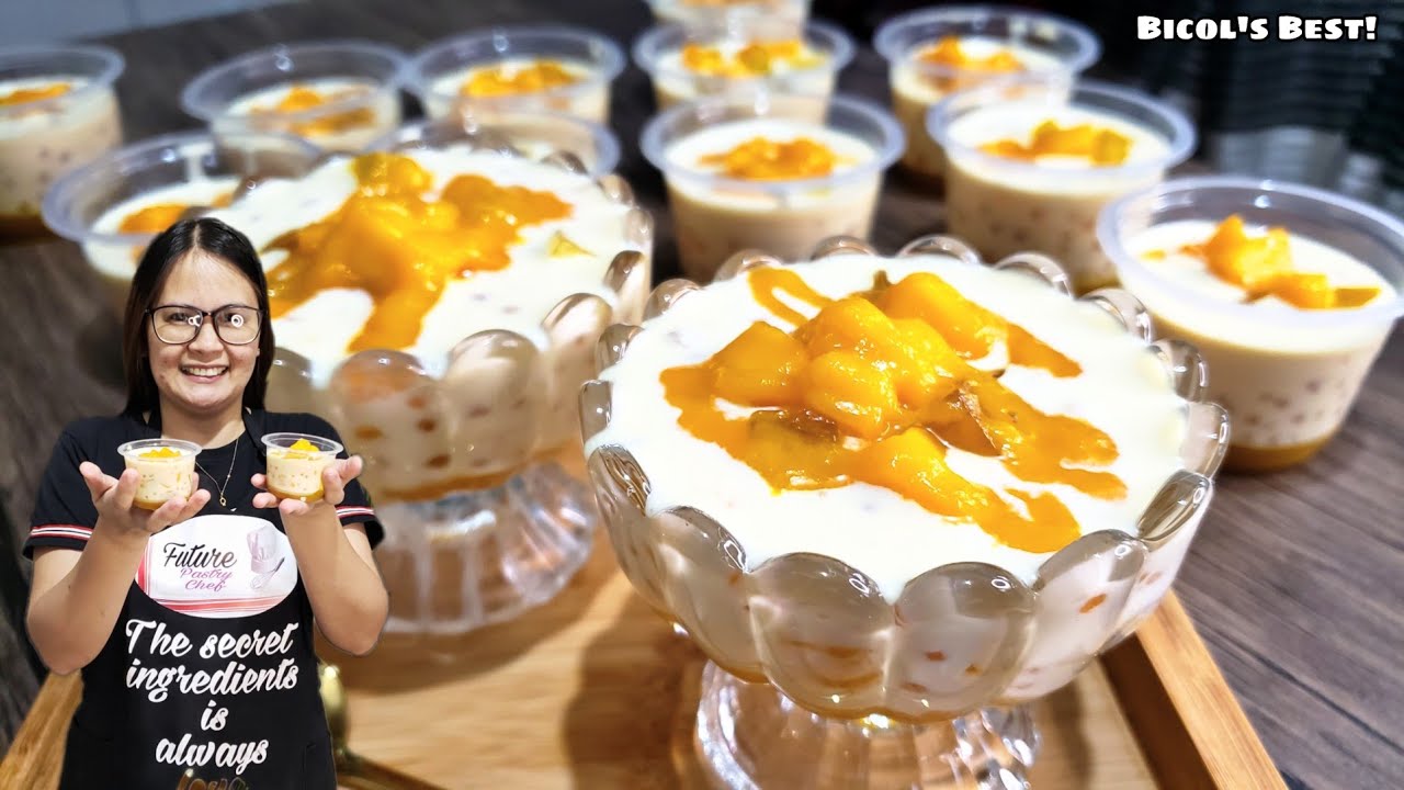 SIMPLENG GULAMAN NA PWEDENG PANGSOSYALAN | SIMPLE MANGO SAGO JELLY | StrawBerry-Gery