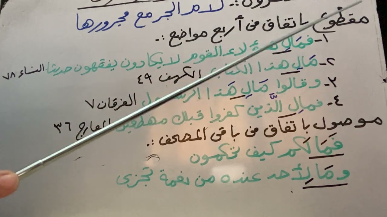 الكلمه العشرون لام الجر مع مجروها 💐💐