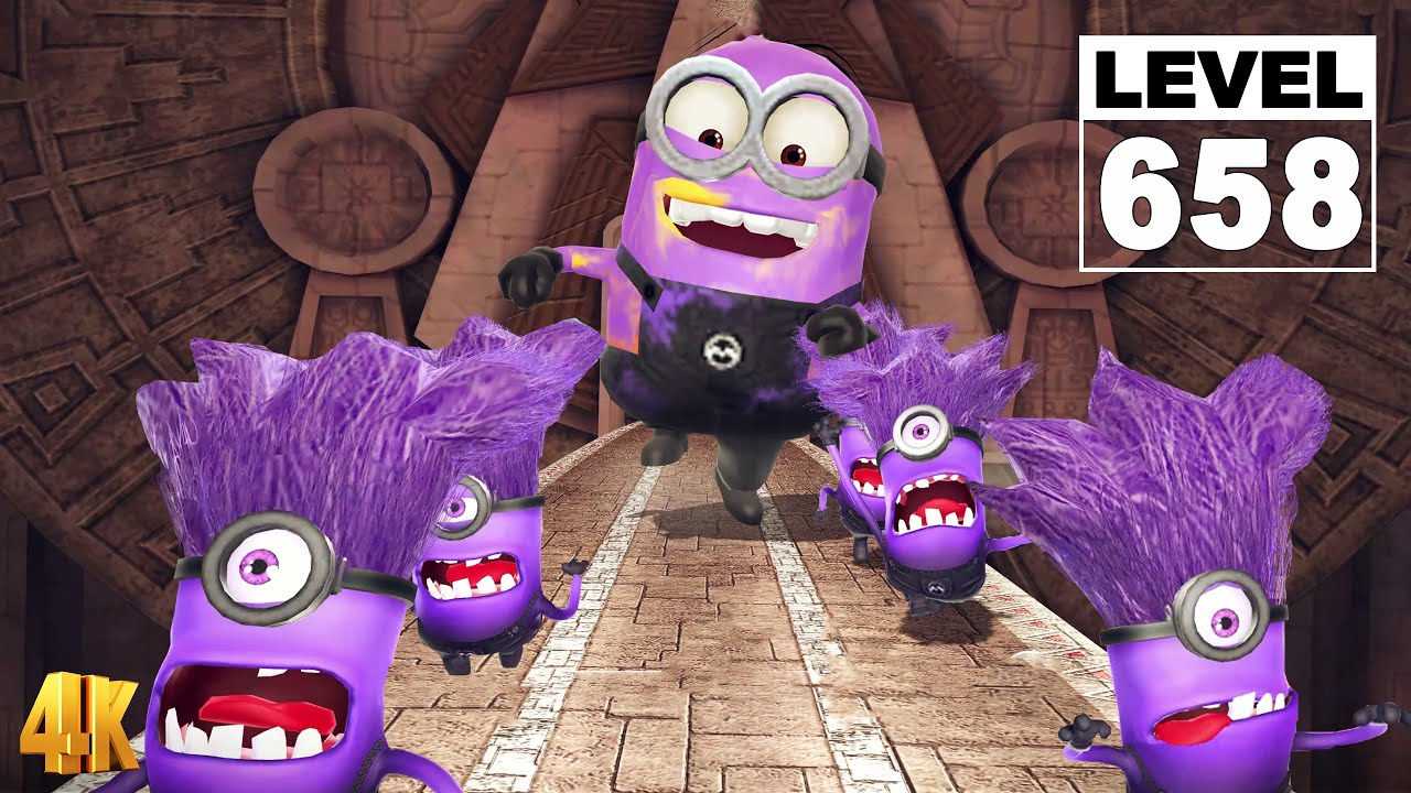 Despicable Me: Minion Rush El Macho's Lair Disguised Minion run 16K meters | LEVEL 658 | UHD 4K