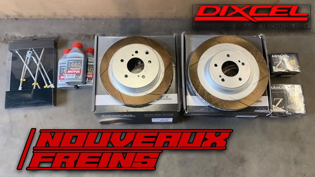 montage des nouveaux freins sur la skyline r33 gtr
