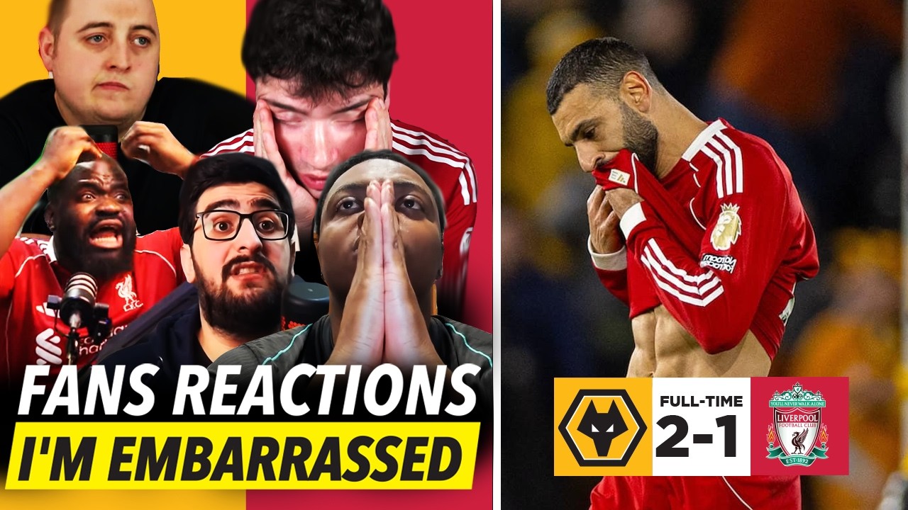 “HOW DID WE LOSE THAT?!” 😳 Liverpool Fans in Meltdown After Last-Gasp Defeat | WOLVES 2-1 LIVERPOOL