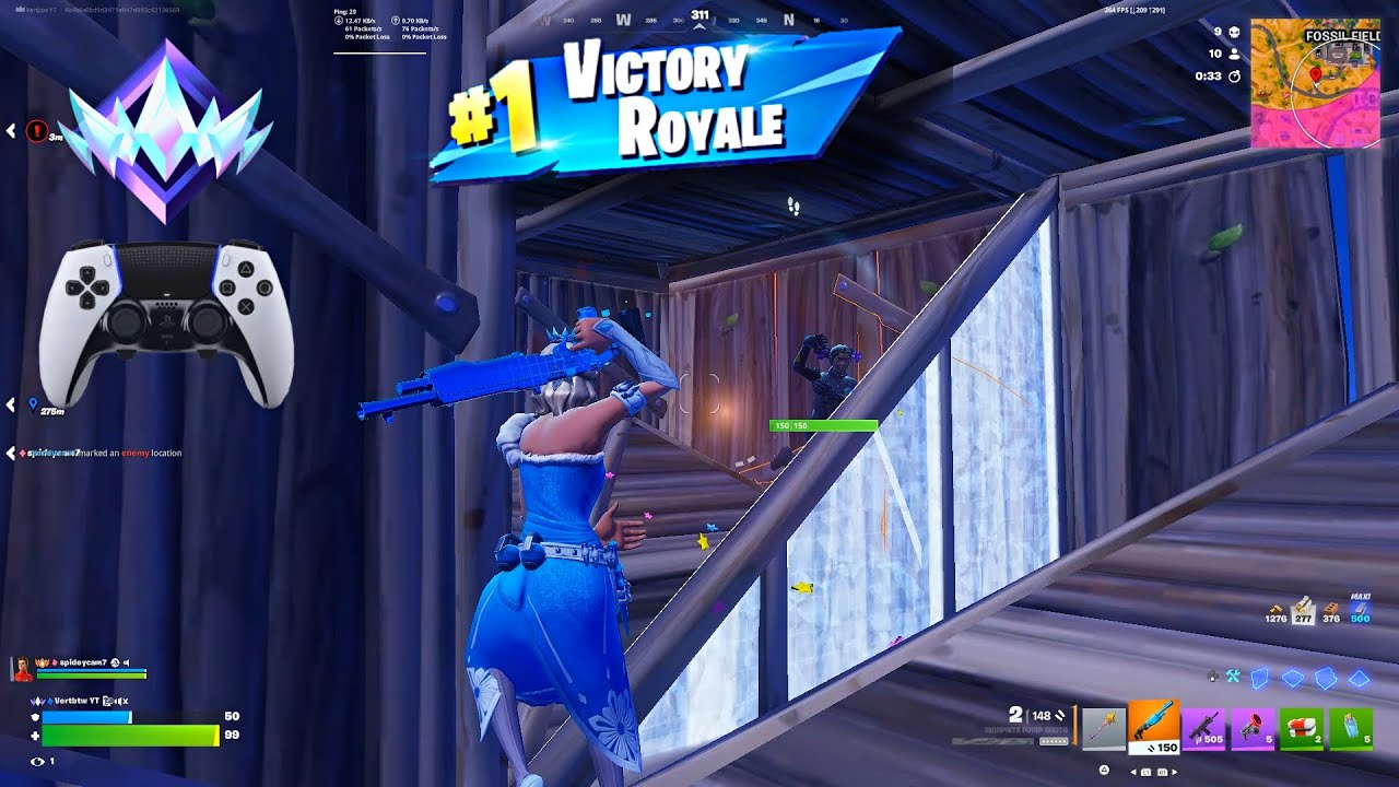 Fortnite Unreal Ranked Reload | PS5 Controller Gameplay