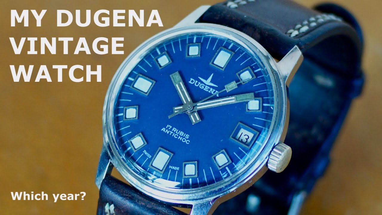 DUGENA - Swiss Made Vintage Watch. Witch year? I think 1970s.