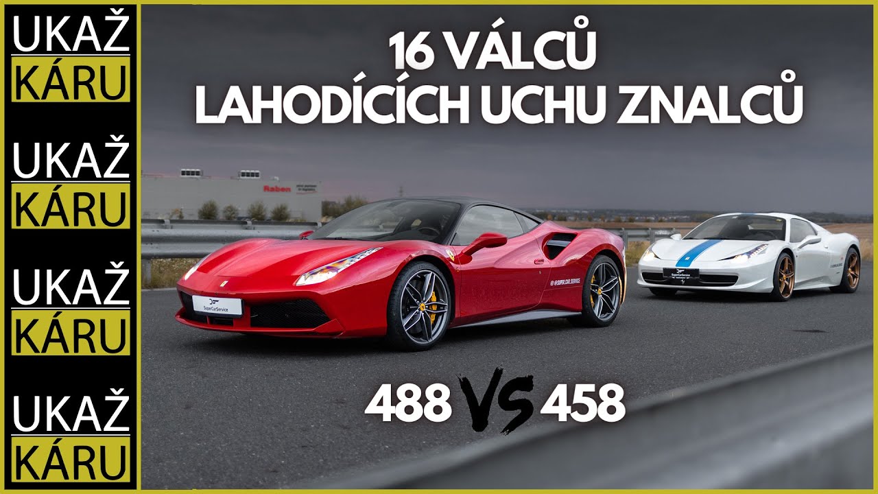 4K | SOUBOJ ROKU! | KTERÝ JE LEPŠÍ? | FERRARI 488 vs 458