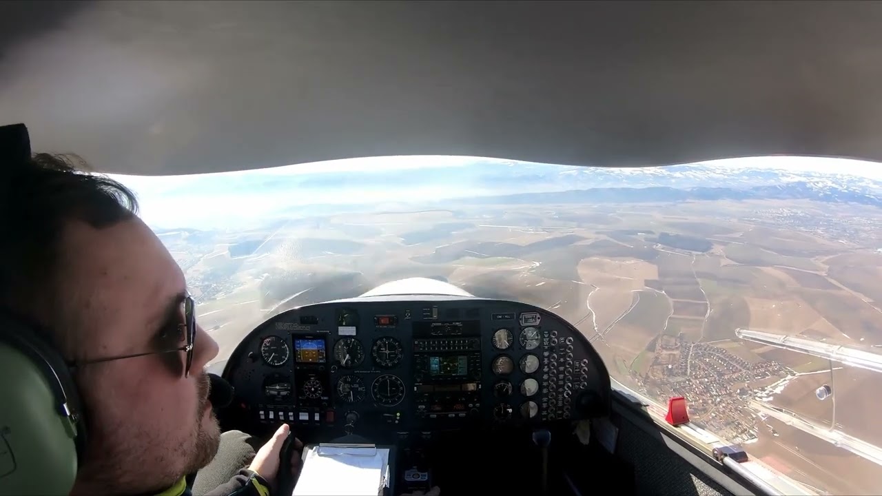 Flight above High Tatras 