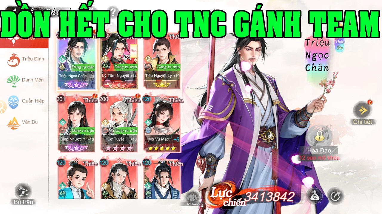 Thiếu Niên Ca Hành: Khởi Động Dồn Hết Cho Triệu Ngọc Chân Dame Khủng Gánh Team