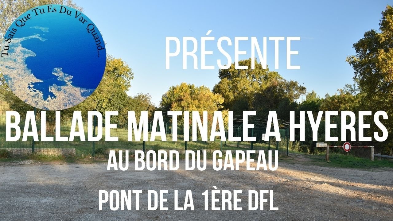 Ballade à Hyeres sur le bord du Gapeau
