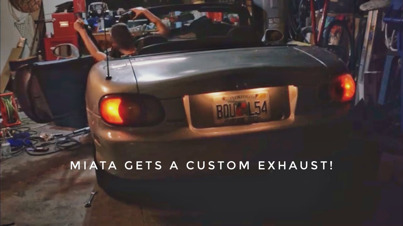 Stick Welding a custom Miata exhaust