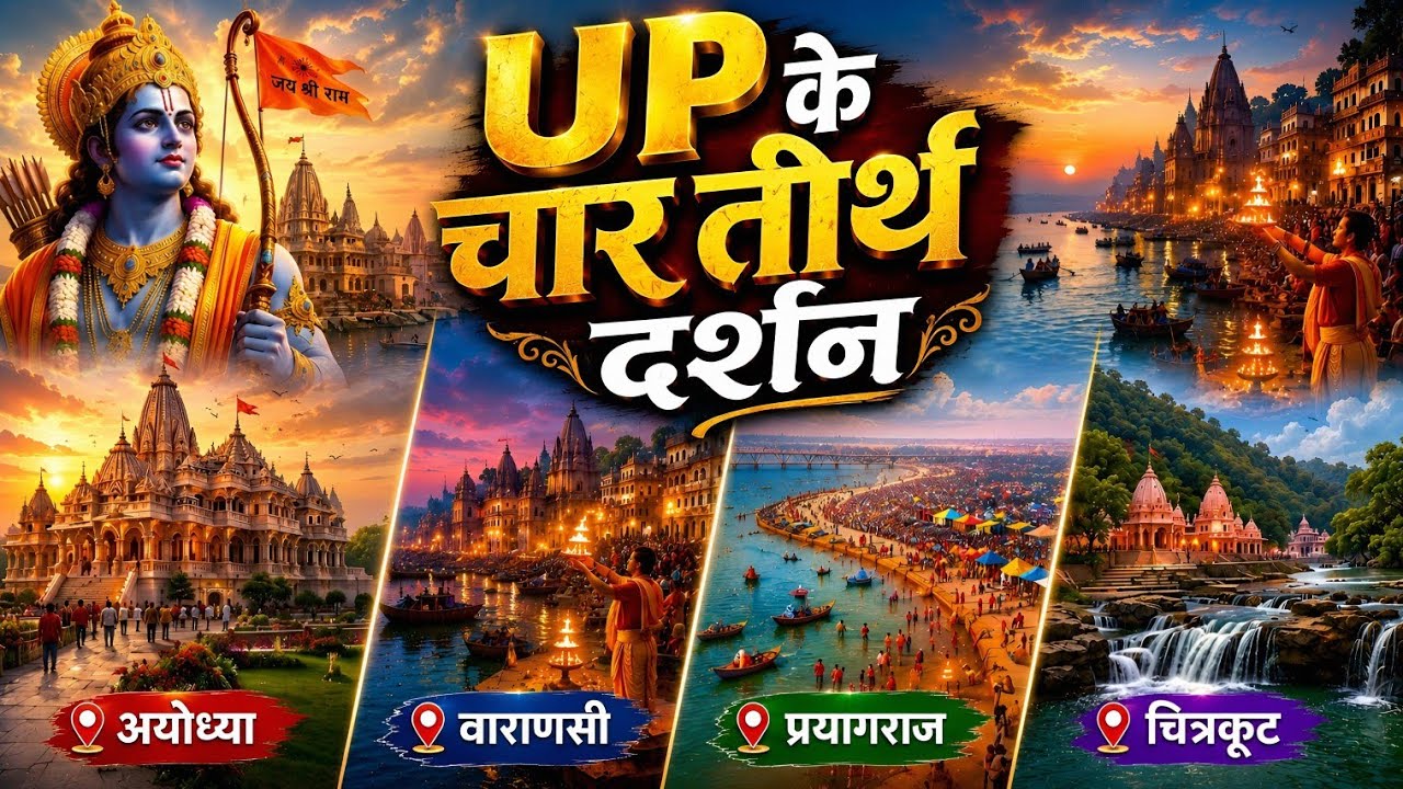 UP Darshan Tour Package - Ayodhya Chitrakoot Varanasi Prayagraj | Ayodhya Darshan | Varanasi Darshan