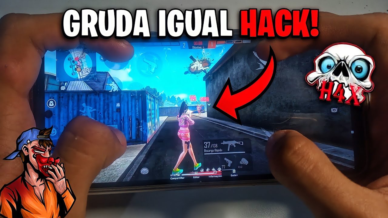 Como Dar Full Vermelho Com Qualquer Arma no Mobile (Handcam) | Fantasma FF,Two9,Dini FF 👻🔥