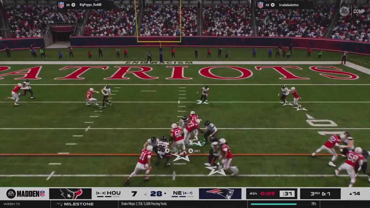Patriots vs Texans