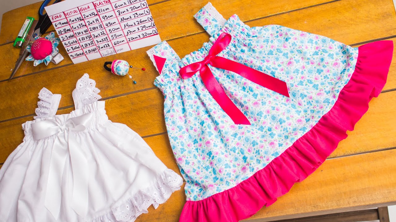 Vestido para niña lindo y fácil de hacer : Hazlo tu misma: sin moldes
