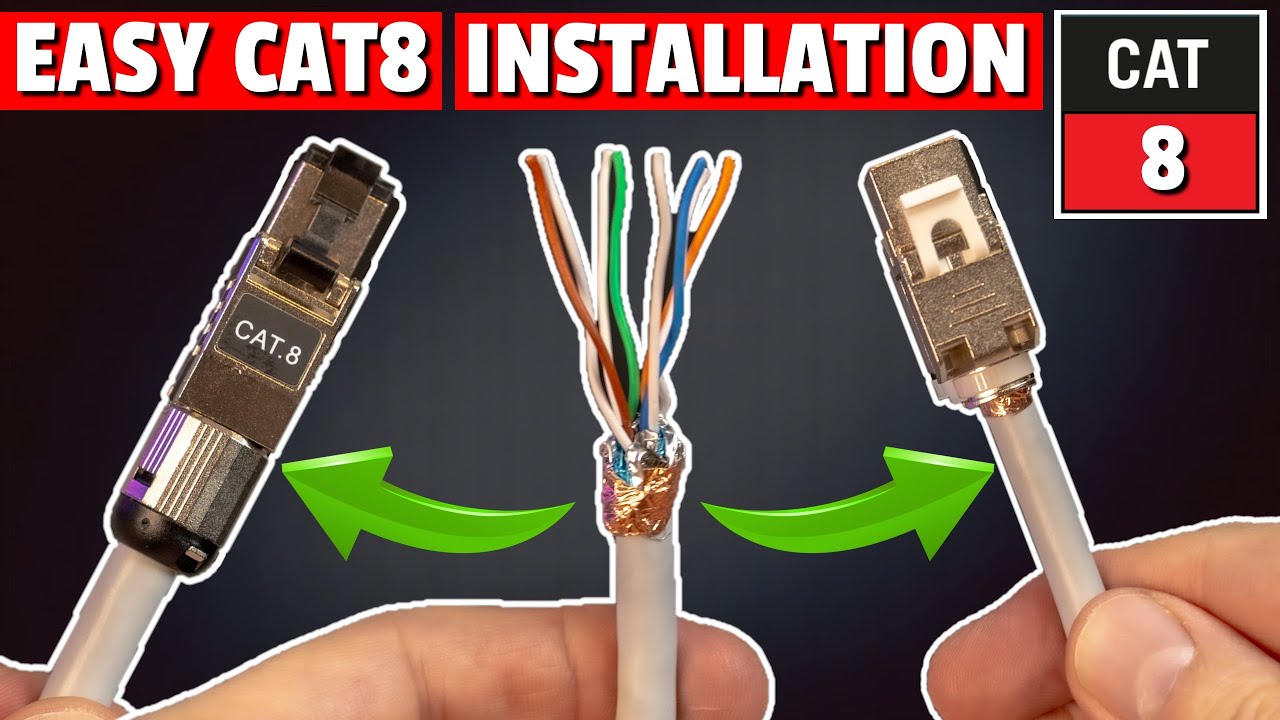 CAT 8 Connector Installation - CAT 8 Plug & Jack Install (2025)