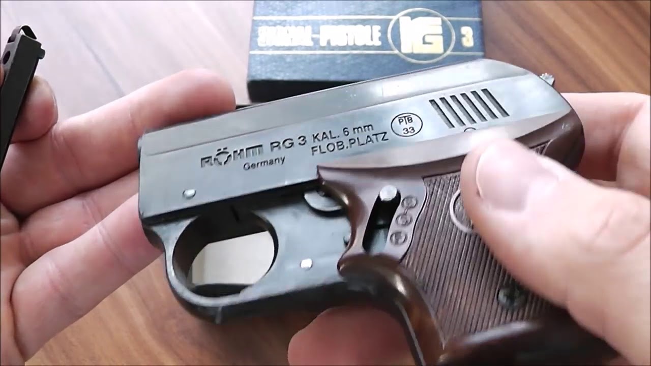 Röhm RG3 // 6mm Flobert // Signalpistole Review // PTB-33