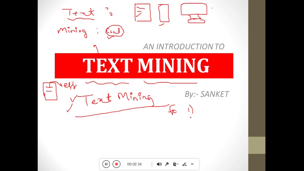 Introduction to text mining lec-01 Presentation II HINDI