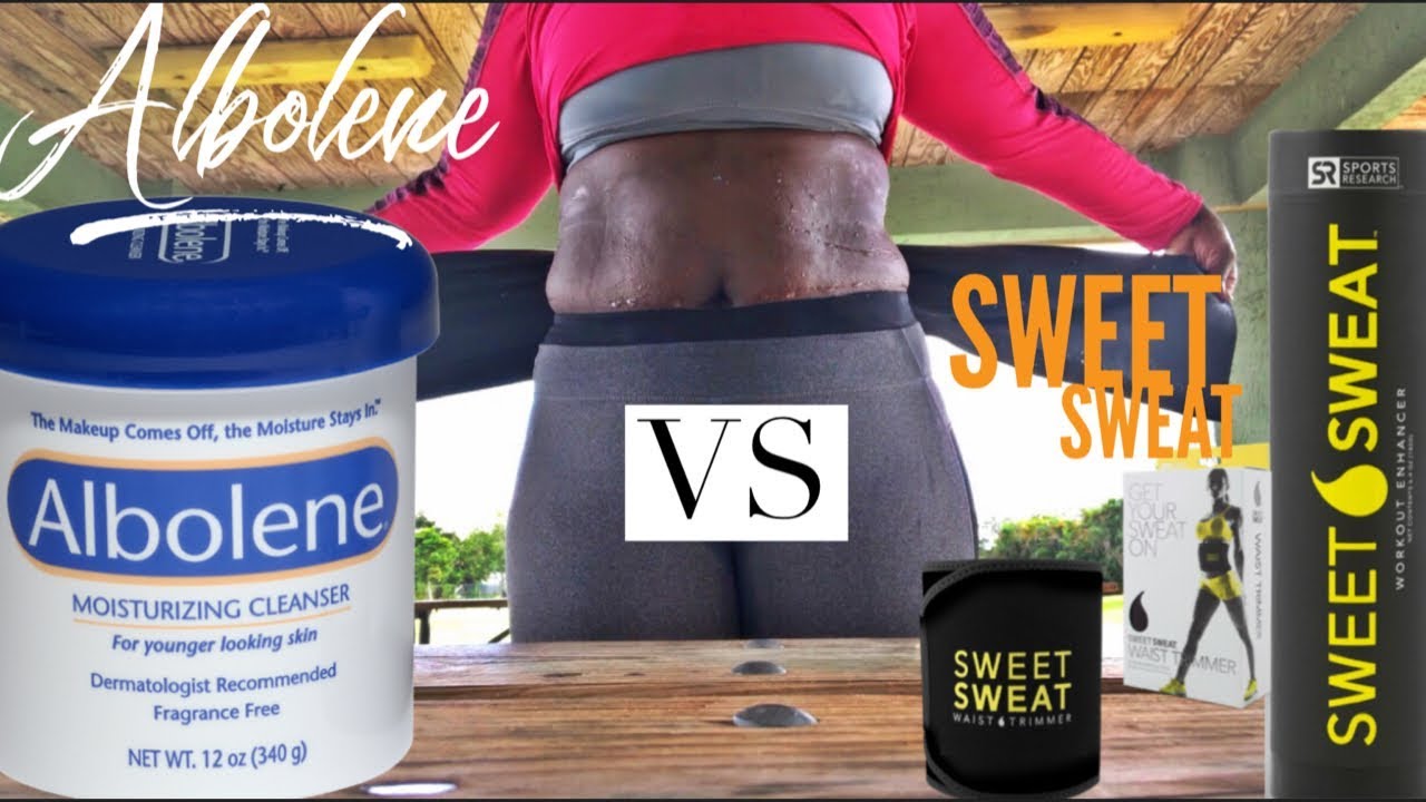 LOSE WATER WEIGHT FAST! Albolene VS. Sweet Sweat! Which is BETTER?