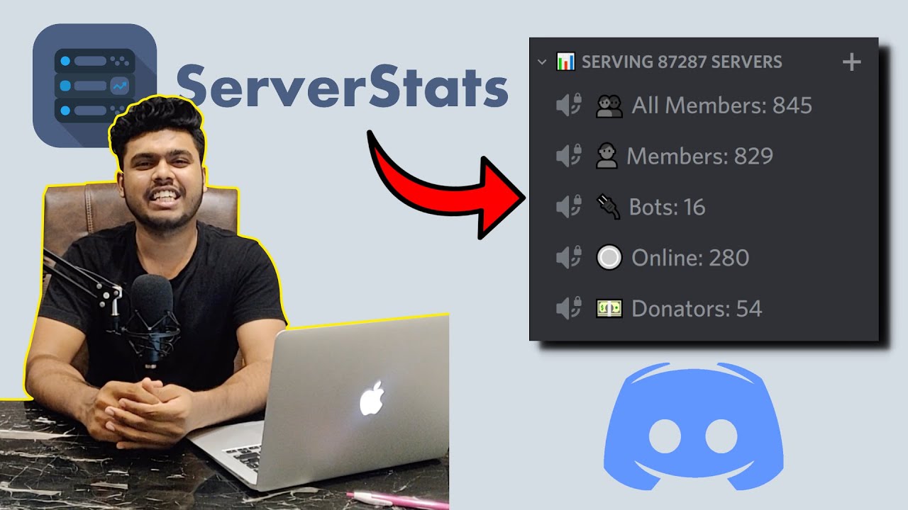 How to add Serverstats bot to your Discord | June 2021 | HancyShah
