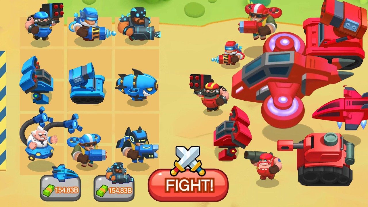MERGE ARMY WORLD WAR - Monster Tanks Evolution, Merge Master Strategy Game Max Level!