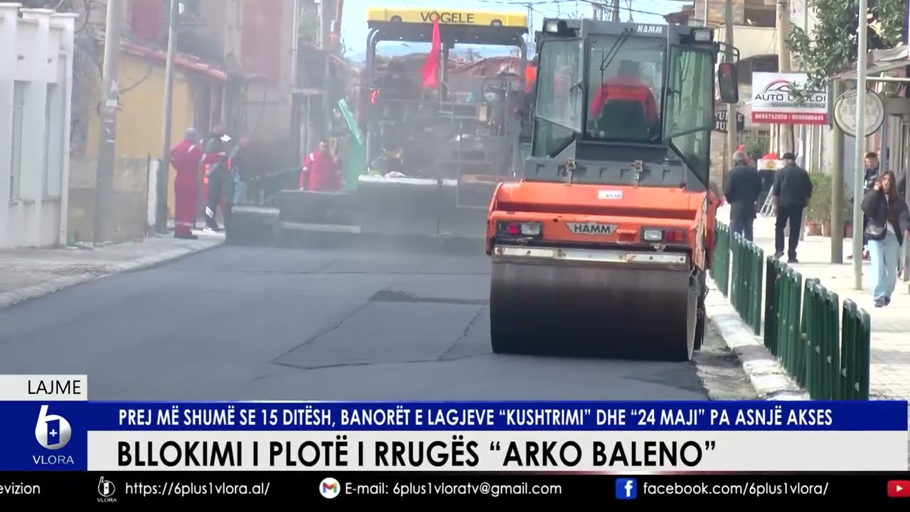 Bllokim i plotë i rrugës 