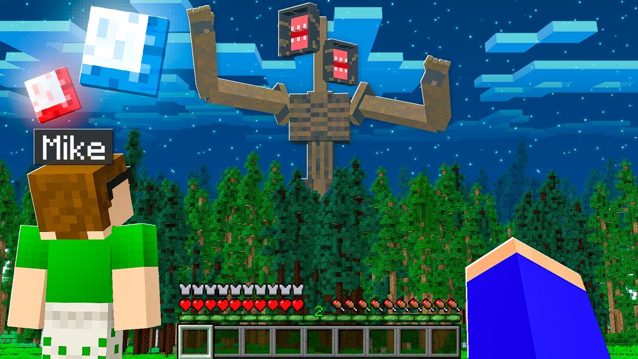 Minecraft: SIREN HEAD veio nos PEGAR! 😱