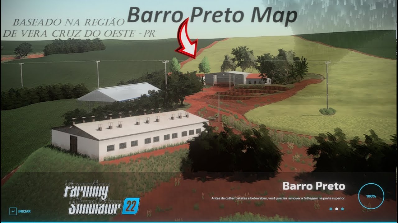 FAZENDA BARRO PRETO MAPA BR show | Apresentando Mods PC | LIBERADO | Farming Simulator 22