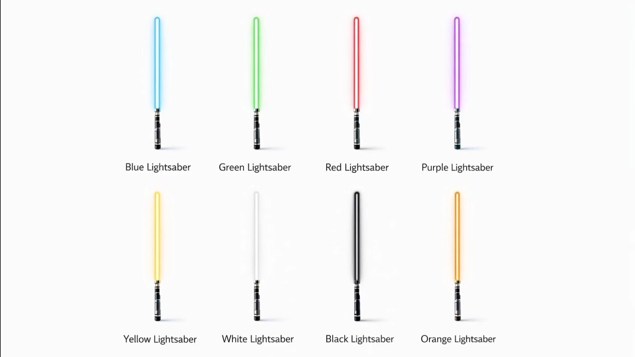 Every STAR WARS Lightsaber Color Explained in 6 Minutes
