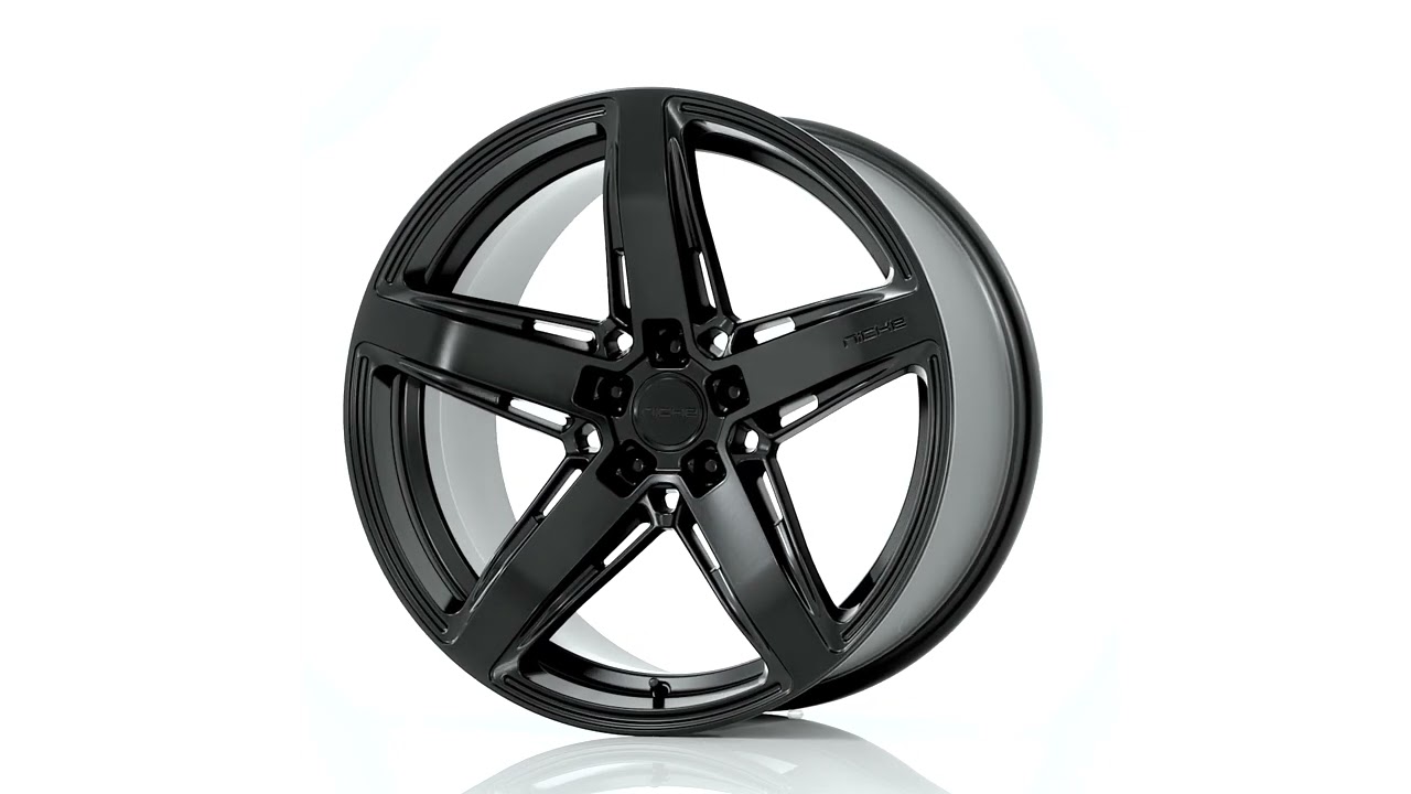 NICHE ROAD WHEELS TERAMO - 20X11 - MATTE BLACK