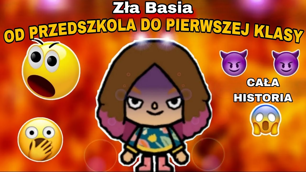 😈 ZŁA BASIA - OD PRZEDSZKOLA DO PIERWSZEJ KLASY 😈| MEGAPACK | TOCA BOCA HISTORYJKI PO POLSKU |
