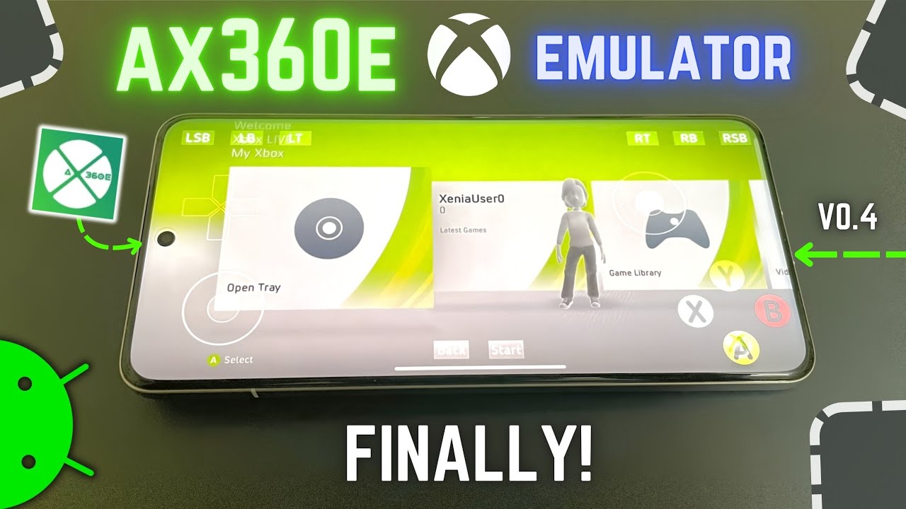 Наконец-то! Играйте в игры Xbox 360 на Android с эмулятором AX360E