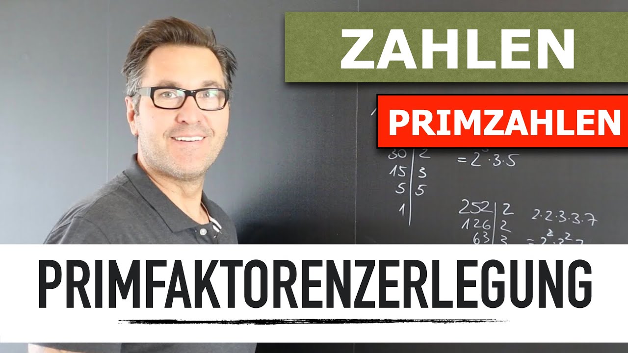 Was sind Primzahlen? Wie zerlege ich eine Zahl in Primfaktoren?