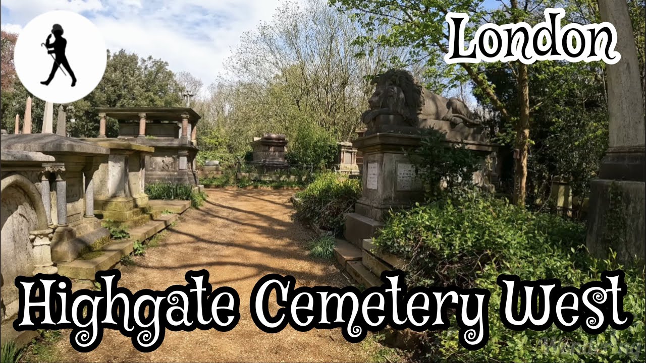 A splendid atmospheric London walk around Highgate Cemetery West