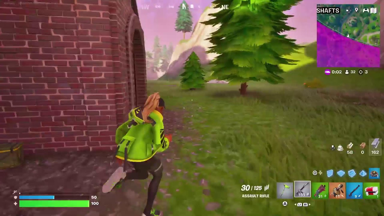 Playing Fortnite