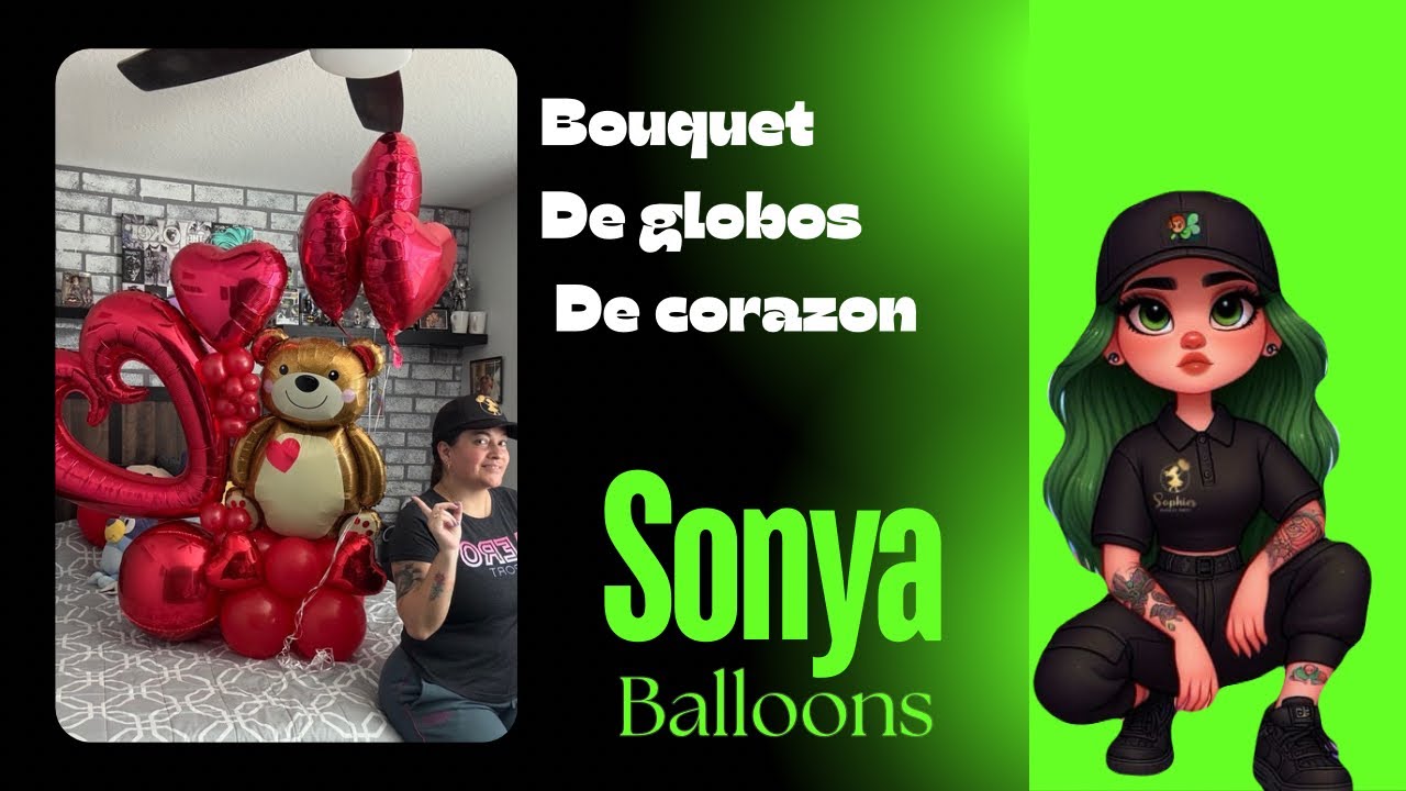 Como hacer un bouquet de globos