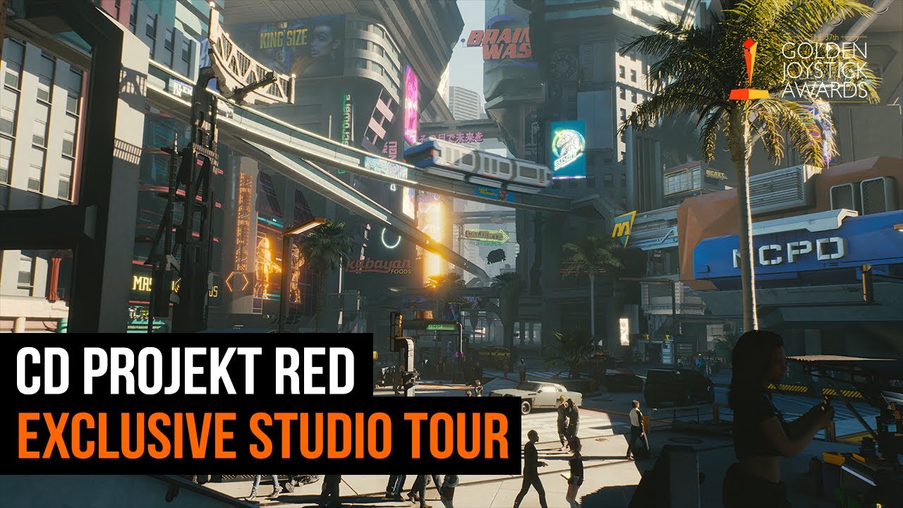 Cyberpunk 2077 - CD Projekt Red Studio Tour | Golden Joystick Awards 2019