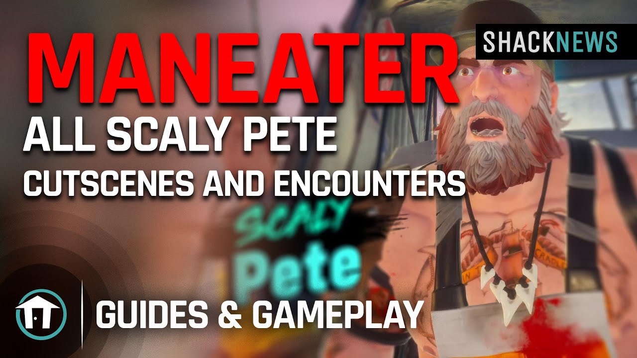 Maneater — все сцены и встречи с Чешуйчатым Питом