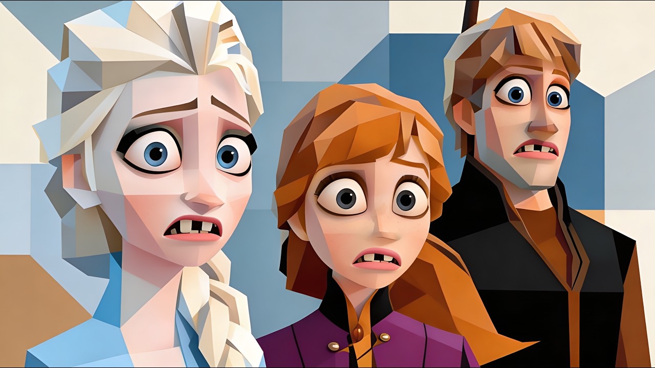 Frozen 2 but it's ruined by AI
