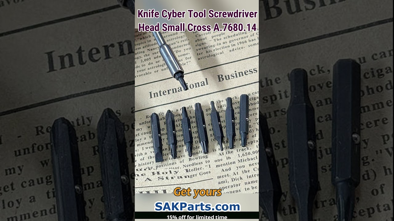 Knife Cyber Tool Screwdriver Head Small Cross A 7680 14