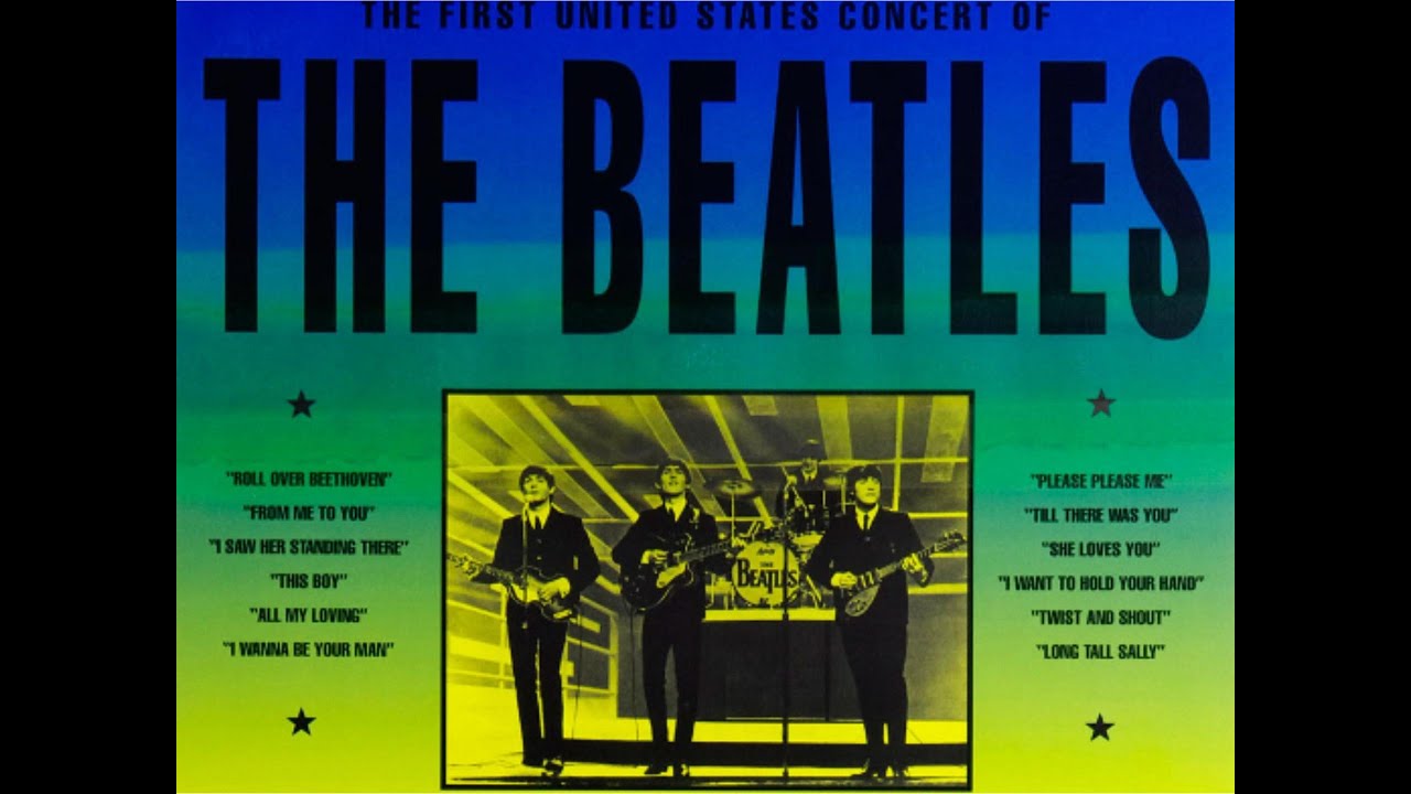 The beatles at the Washington Coliseum on February 11, 1964