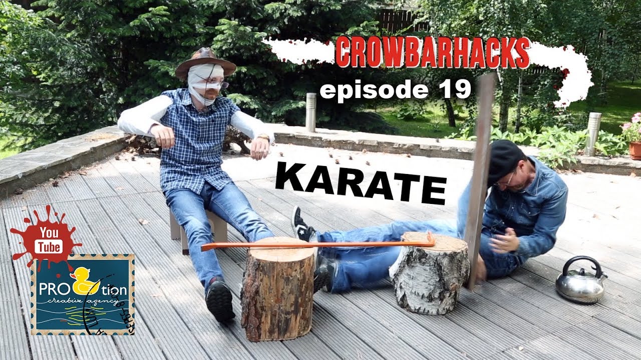 Karate Epic Fail - How to harm yourself video instruction - CrowbarHacks #19