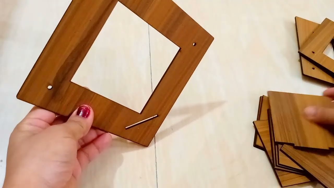 Decorative Wooden Wall Hanging Square | Unboxing #walldecor #wallhanging #flipkarthaul