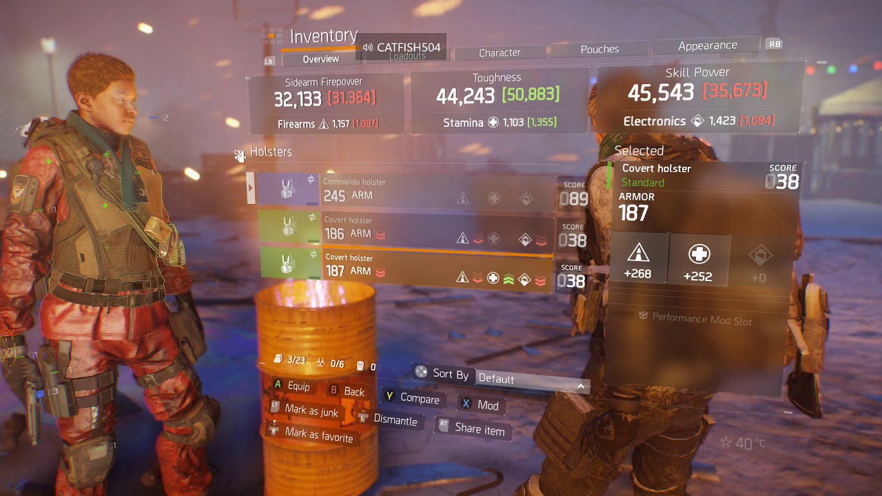 The Division Survival Mode - 2 runs left