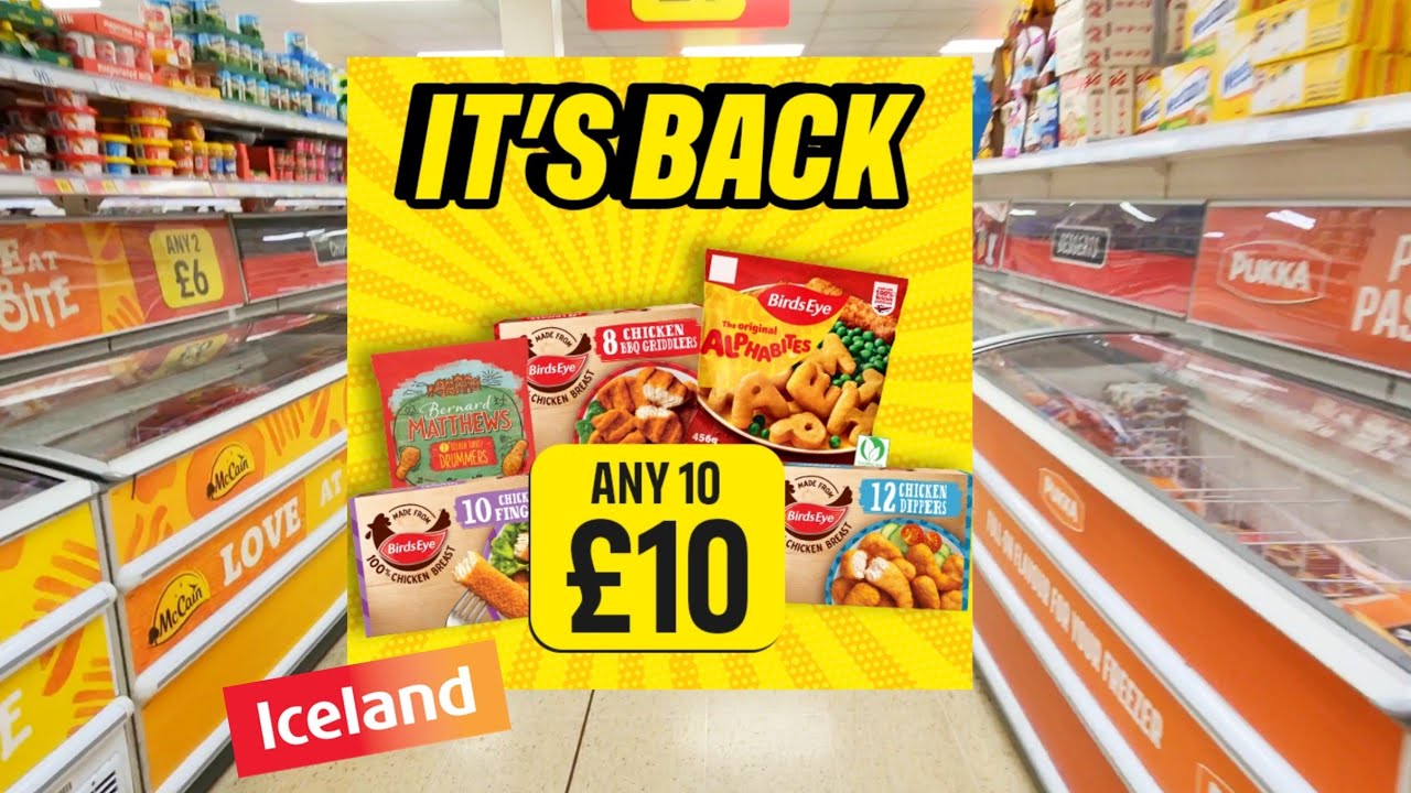 ICELAND MEGA DEALS EVENT  Food Shop